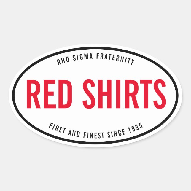 Ovale Sticker Oval Bumper (Devant)