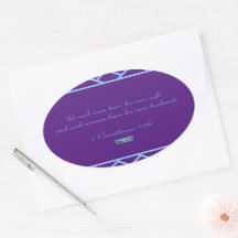 Sticker Oval (Triangles Violets) RFPMDesigns ©️ 20