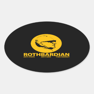 Ovale Sticker Rothbardian