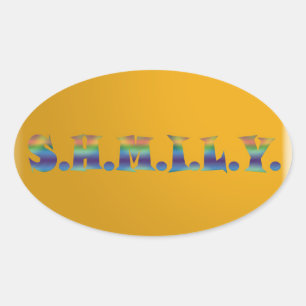 Ovale Sticker SHMILY