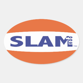 Ovale Sticker SLAM ONE