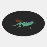 Sticker soliste diable vert (4 chiffres)