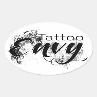 Ovale Sticker Tattoo Envy