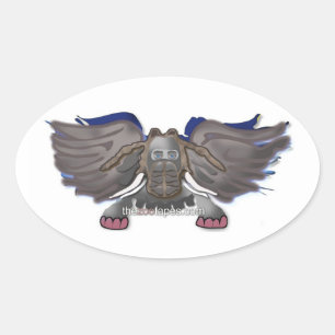 Ovale Sticker Zoo Tapes