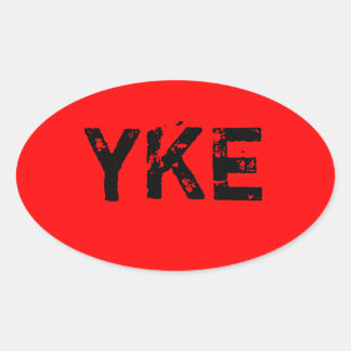 Ovale YKE - Sticker