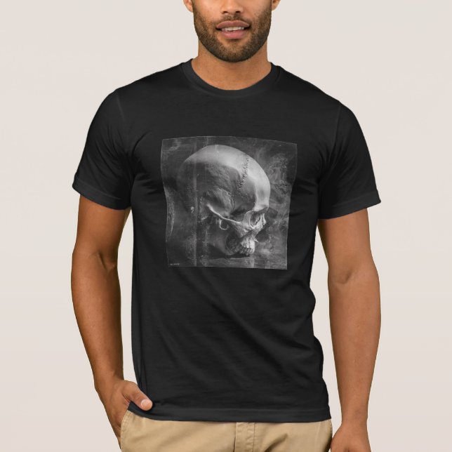 Over Bite — Gothic Fine Art Skull T-Shirt (Devant)