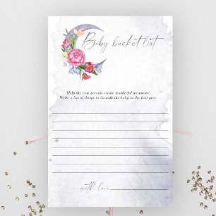 Over the Moon Baby jeu de liste de seau