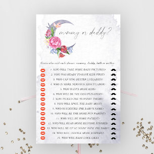 Over the Moon - baby shower maman ou papa