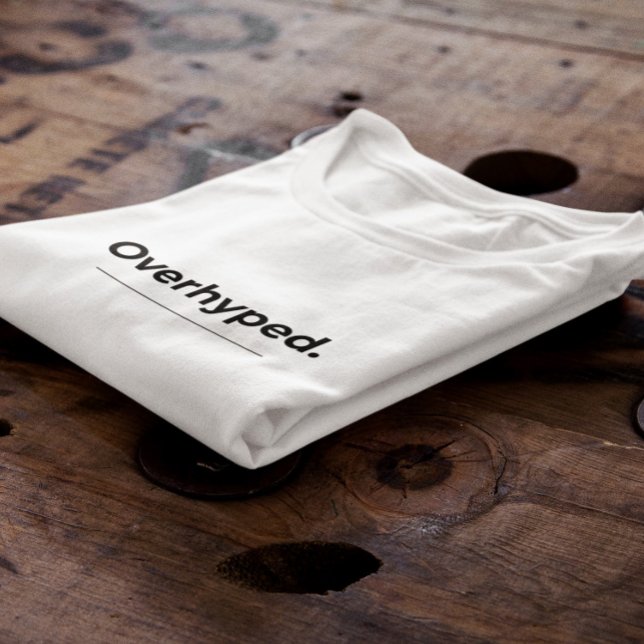 Overhyped Funny Margarita Rating  T-Shirt (Créateur téléchargé)