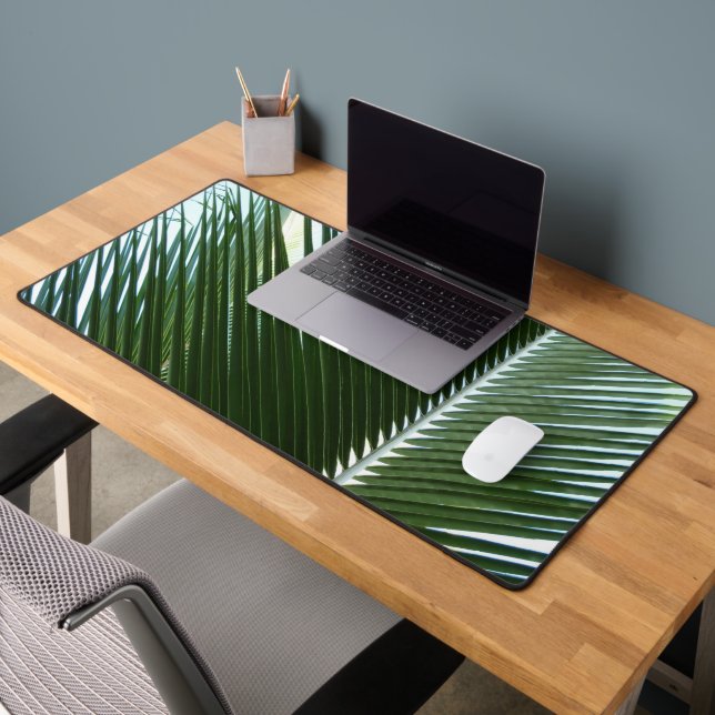 Overlapping Palm Fronds Tropical Green Abstract (Bureau 2)