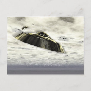 OVNI dans la carte postale de vol