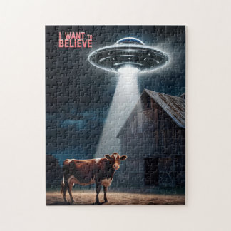 OVNI "Je veux croire" Puzzle - Alien Jigsaw