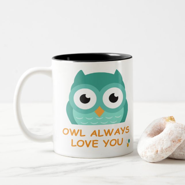 Owl Always Love you Mug (Avec donut)