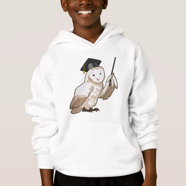 Owl as Teacher with Pointer (Devant)