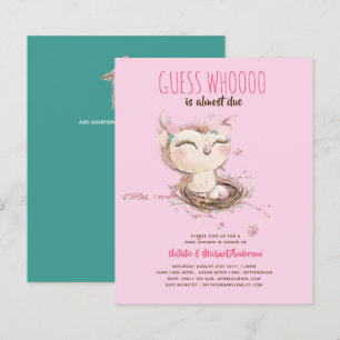 Owl Baby Merci Cadeau Tags Faveurs Garçon Girl