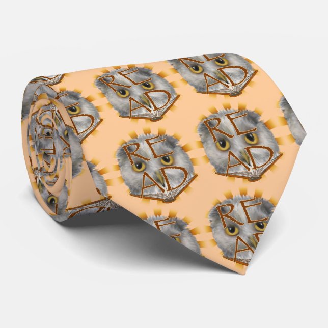 Owl Lectures Lecture cravate enseignant (Roulé)