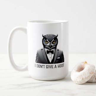Owl Mug - "Je ne donne pas un coup de pied"