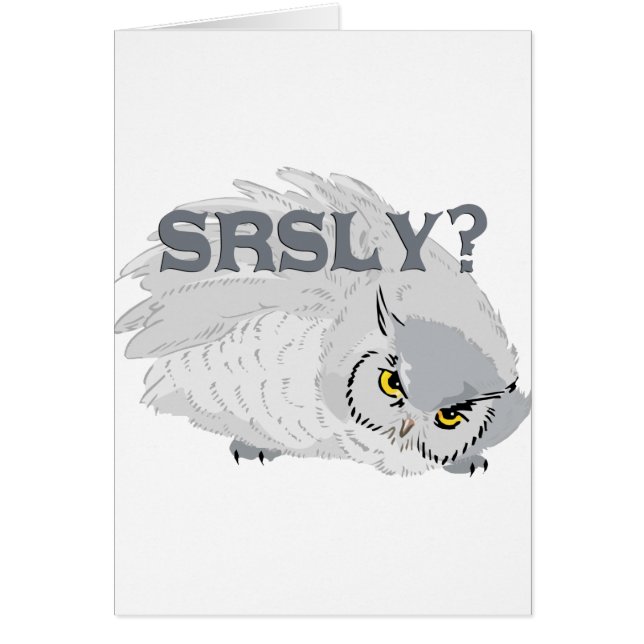 Owl SRSLY ? (Devant)