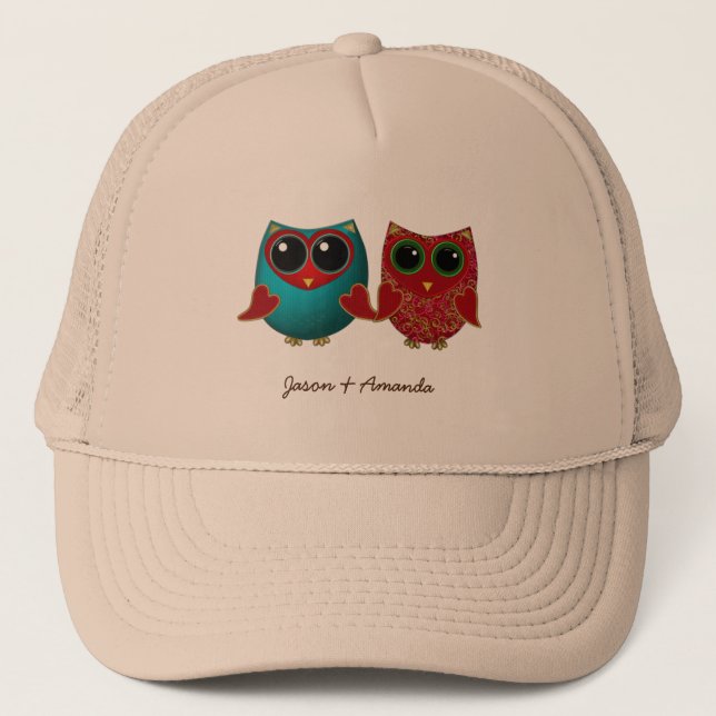 Owl vous aime-Truckers Casquette (Devant)