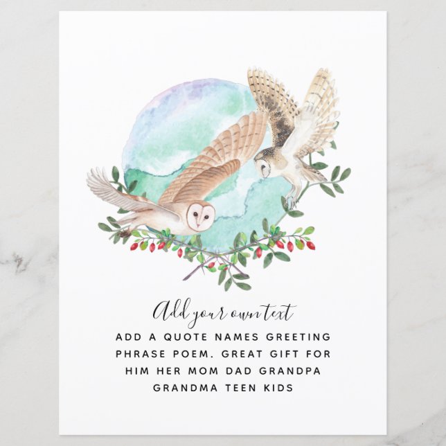 OWLS personnalisé (Devant)