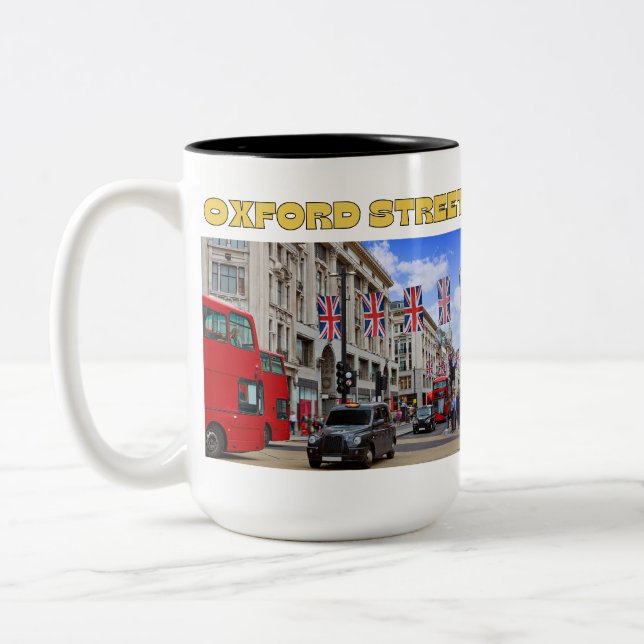 Oxford Street 15 oz. Mug à deux tons  (Gauche)