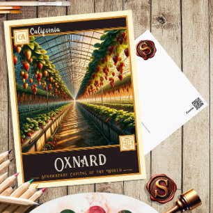 Oxnard, Californie Carte postale Vintage