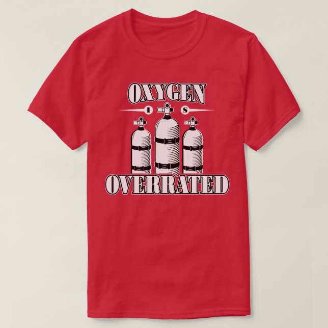 Oxygen surévalué TShirt Funny Swain et Divi (Design devant)