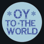 OY to the World Stickers<br><div class="desc">OY to the World Stickers Humour de vacances amusant et festif</div>