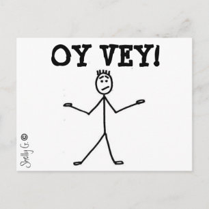 Oy très ! Carte postale