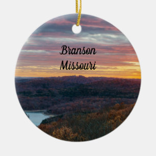 Ozark Mounts Automne Sunset Ornement