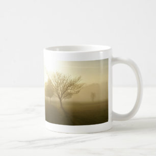 Ozarks Misty Golden Morning Sunrise Café Mug
