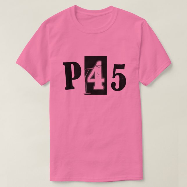 P45 Band Pink T-Shirt (Design devant)