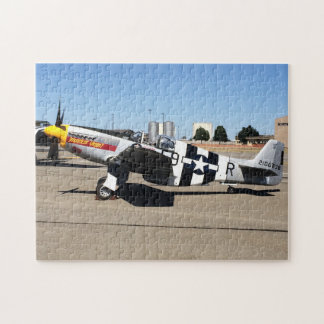 P51 Mustang avion à l'aérodrome 252 pièce puzzle