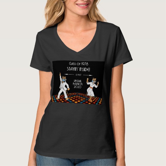 P78 Virt. T-shirt à col vif de la Réunion (Devant)