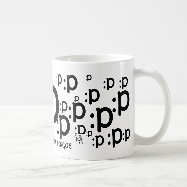 : p, collent votre tasse de langue (Droite)