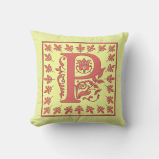 P COUSSIN INITIAL - Lettre P sur Arrière - plan JA