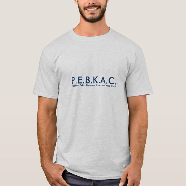 P.E.B.K.A.C. T-shirt (Devant)