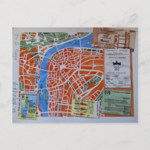 P est pour la carte postale Prague