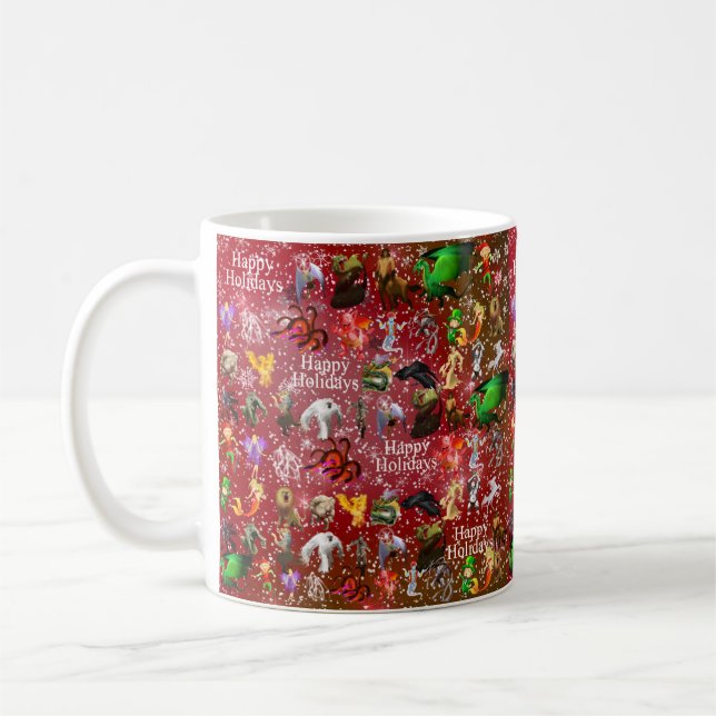 P est pour Phoenix Christmas Mug (Cran.) (Gauche)