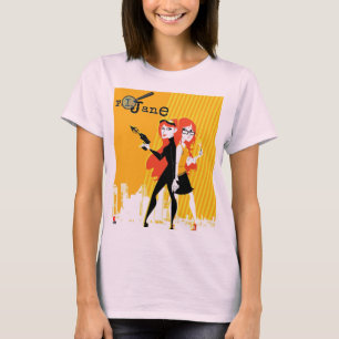 P. I. Jane T-shirt féminin rose basique
