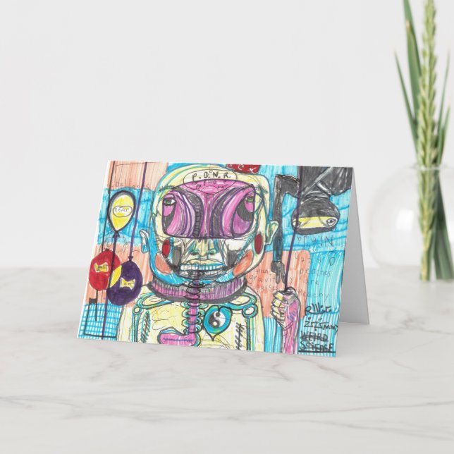 P.O.N.R. Carte de joyeux anniversaire (Devant)