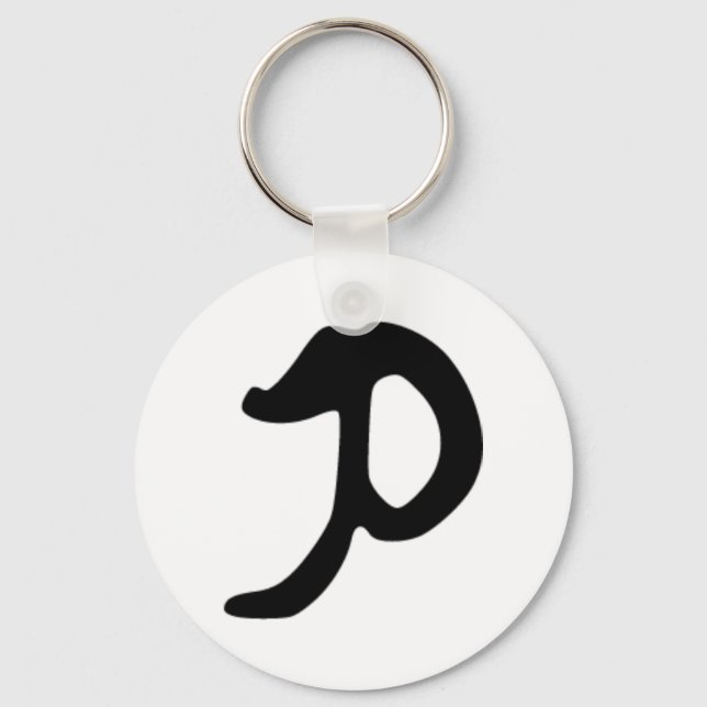 P Porte-clés Monogramme (Recto)