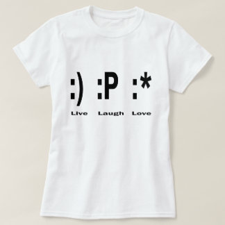 :) : P : * T-shirt