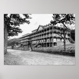 PA de Poconos de Chambre de Mt. Pocono. Affiche