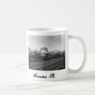 PA de Scranton Scranton de trains de fret. Tasse