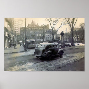 PA de Wilkes-Barre des années 1930. Affiche