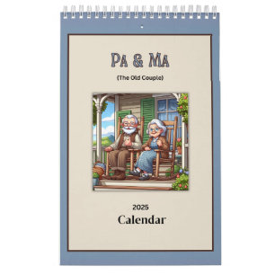 Pa & Ma (The Old People) Fun Calendrier 2025
