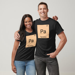 Pa - Pancakes T-shirt drôle de symbole d'élément d
