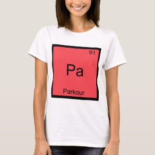 Pa - Parkour T-shirt drôle de symbole d'élément de