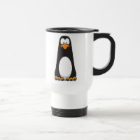 Pablo la tasse songeuse de voyage de pingouin